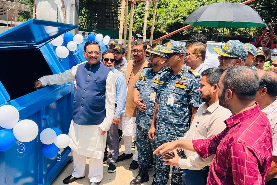 চসিকে যুক্ত হলো ময়লার ৪০ কনটেইনার